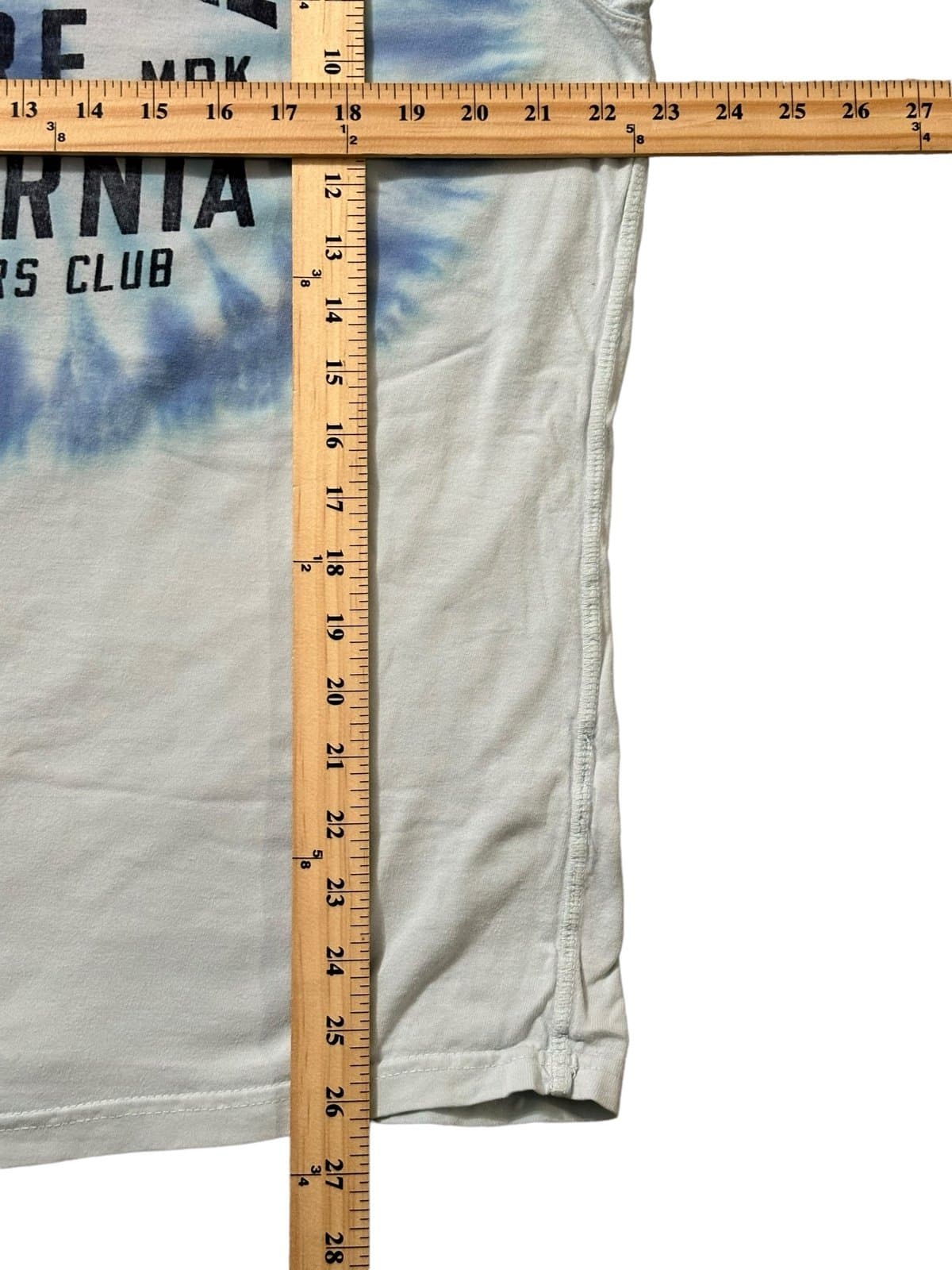 Mens Tie dye Superdry Surf Tee T-Shirt Large Blue - Thumbnail 7