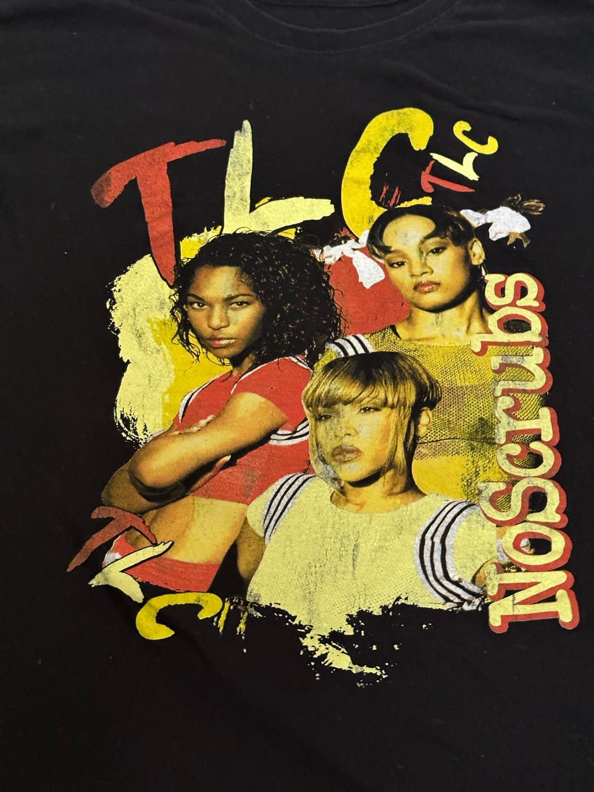 TLC No Scrubs Graphic Retro T-Shirt Womens XL 2X - Thumbnail 2