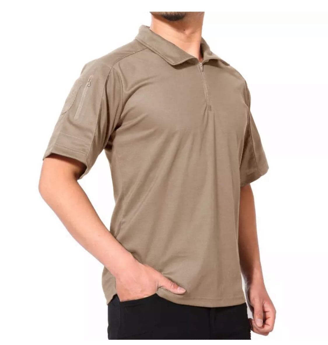 Men's Tacvasen Combat Polo Tactical T-Shirt Large - Thumbnail 2