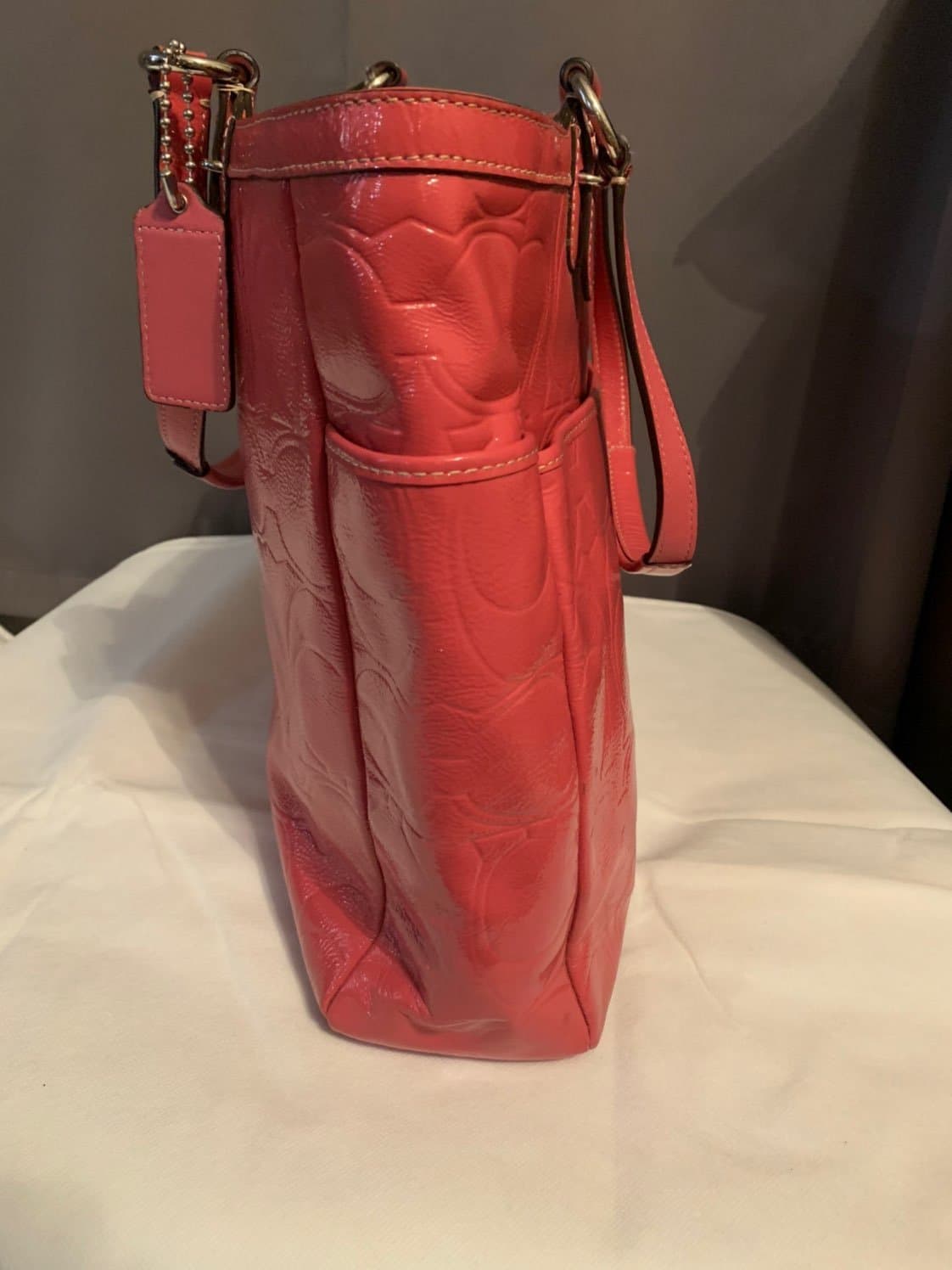 Coach Pink Gallery Embossed Leather - Thumbnail 8
