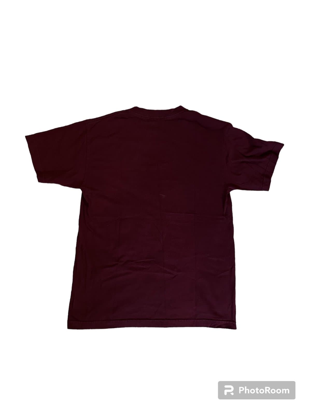 Mens medium Diamond Supply T-Shirt Burgandy white - Thumbnail 3