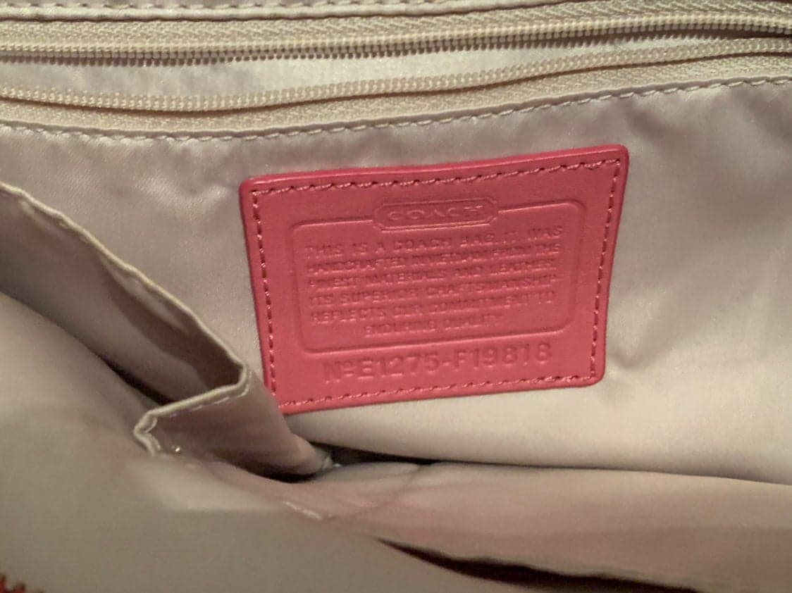 Coach Pink Gallery Embossed Leather - Thumbnail 7