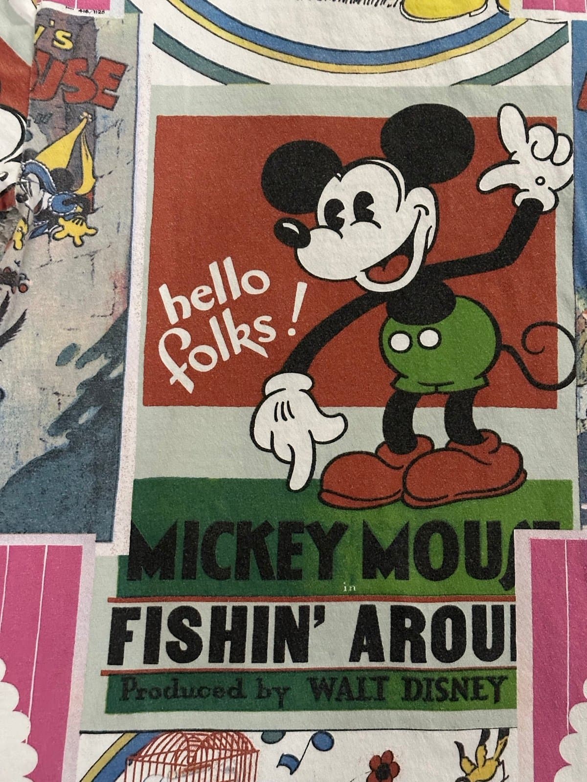 Zara x Disney S Small Mickey Mouse Retro Short Sleeve T Shirt Cartoon MiniDress - Thumbnail 7