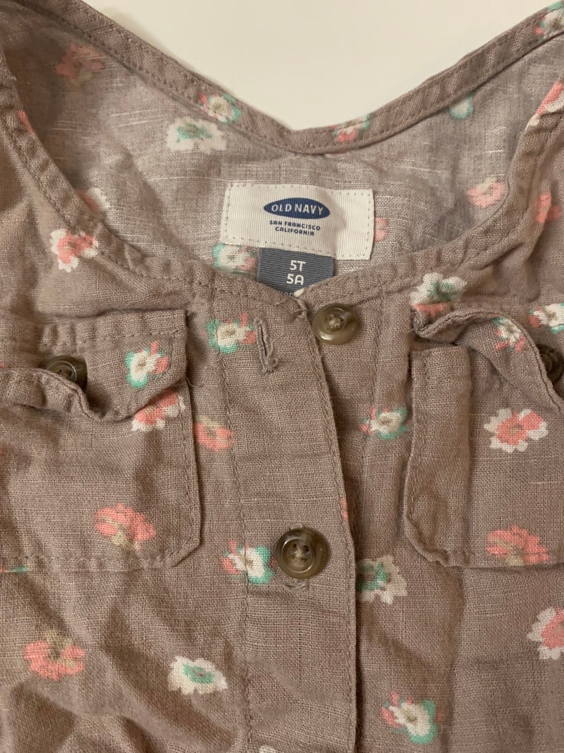 Old Navy 5T Romper Jumper Outfit - Thumbnail 2