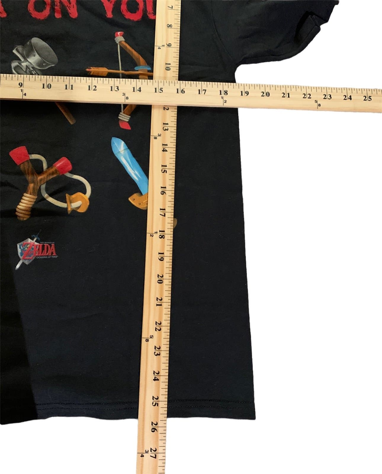Vintage Legend of Zelda Don’t Make Me Go Zelda On You Graphic T-Shirt Men’s M - Thumbnail 2