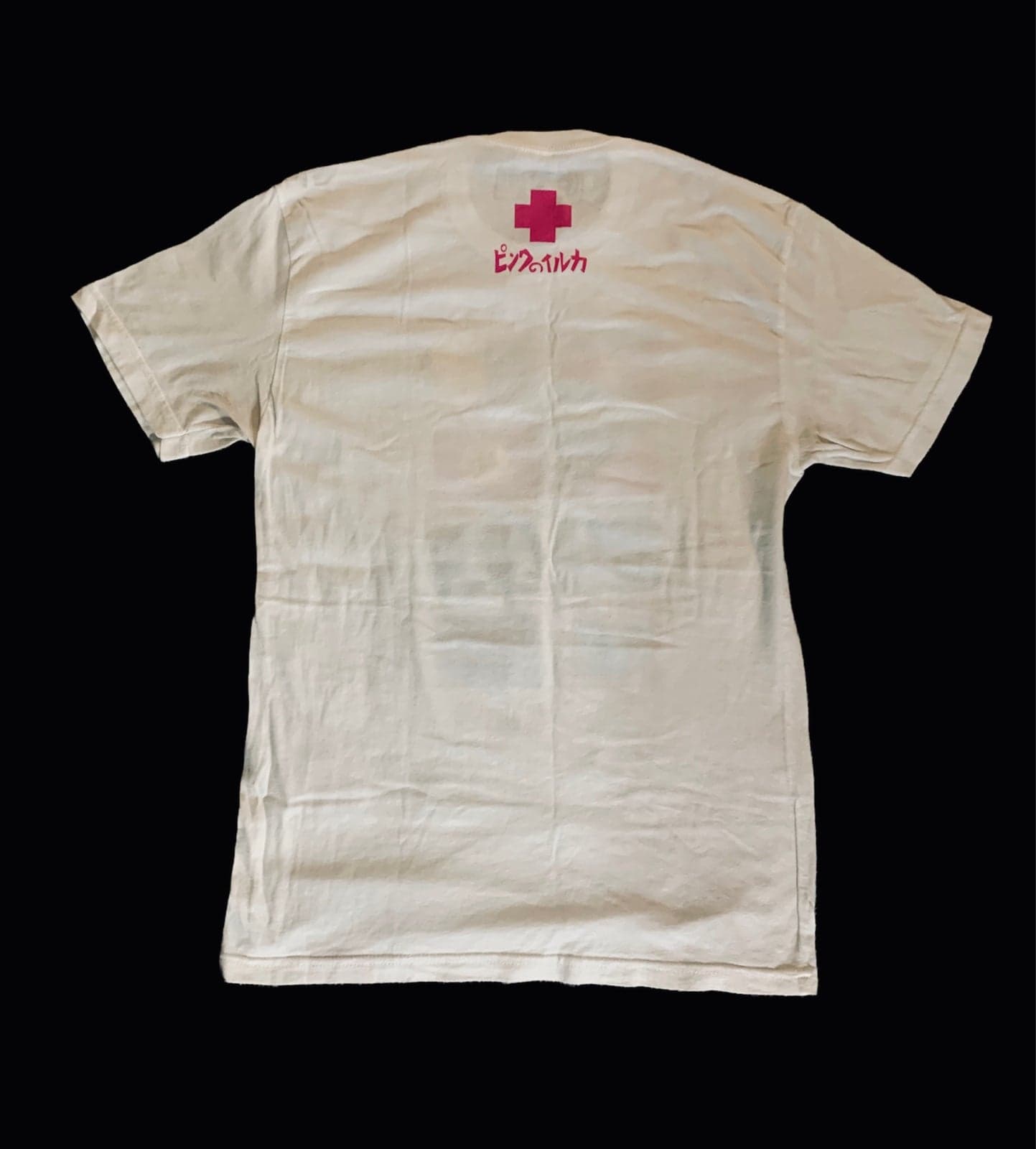 Pink Dolphin Nautical Flag Mens White Small T-Shirt - Thumbnail 3