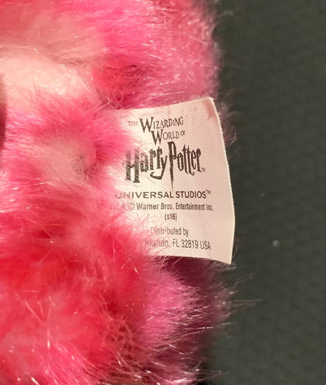 Wizarding World of Harry Potter Hot Pink Pigmy Puff Plush Doll Stuffed Animal - Thumbnail 3