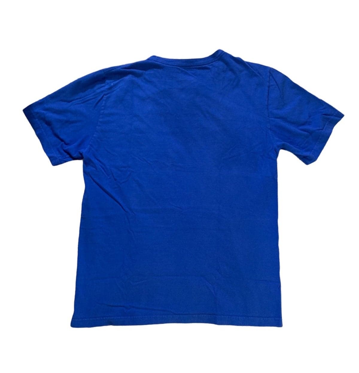 Nike Basketball T Shirt Mens L Blue Logo Spell Out Swoosh Crew Neck Regular Fit - Thumbnail 3