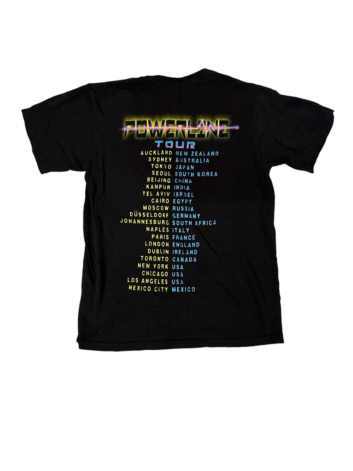 Disney Powerline Stand Out Tour A Goofy Movie T-Shirt Mens Small - Thumbnail 3