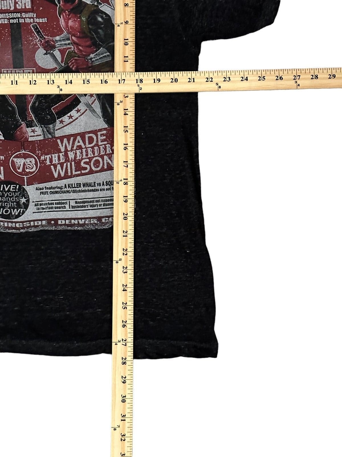 Marvel Deadpool Soft Poster Graphic Mens T-Shirt Large - Thumbnail 5