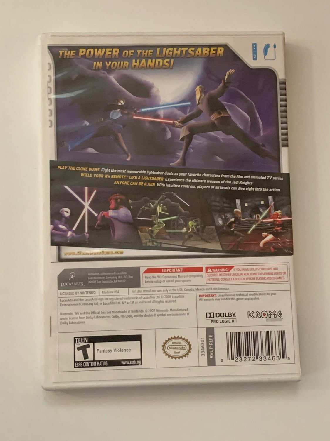 Star Wars Clone Lightsaber Duels Wii - Thumbnail 4