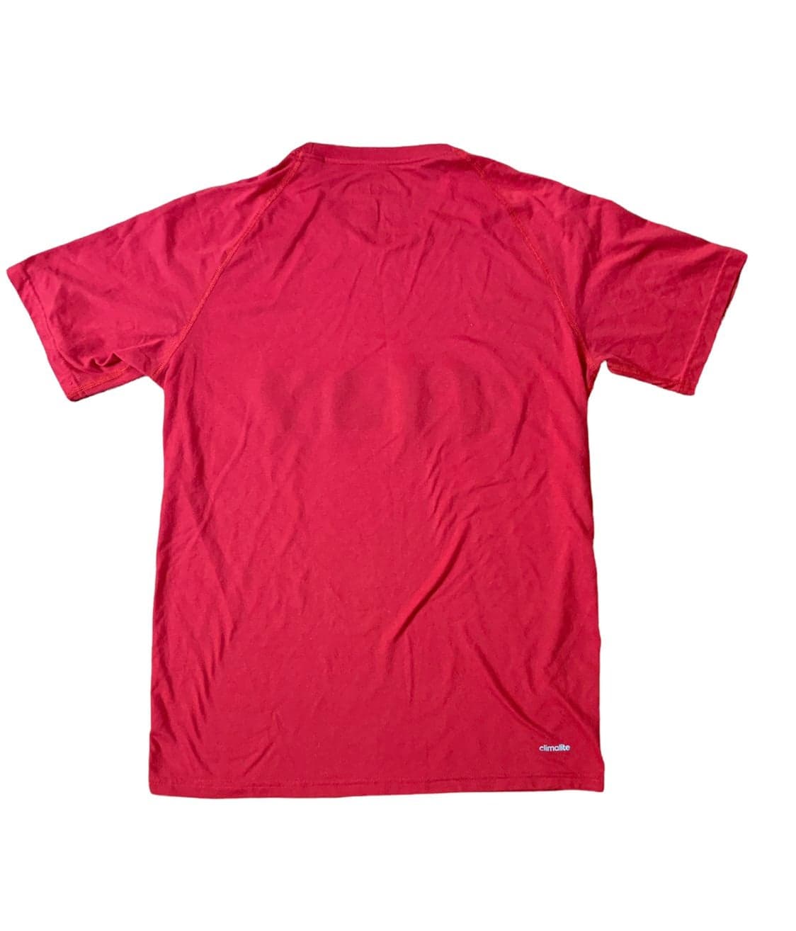 Mens Adidas Louisville College Tee T-Shirt red and white - Thumbnail 3