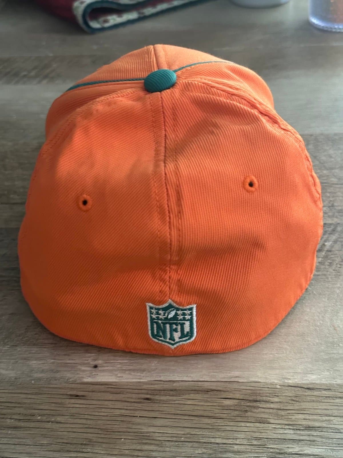 Miami Dolphins Reebok Fitted Hat Cap Small/Medium - Thumbnail 3