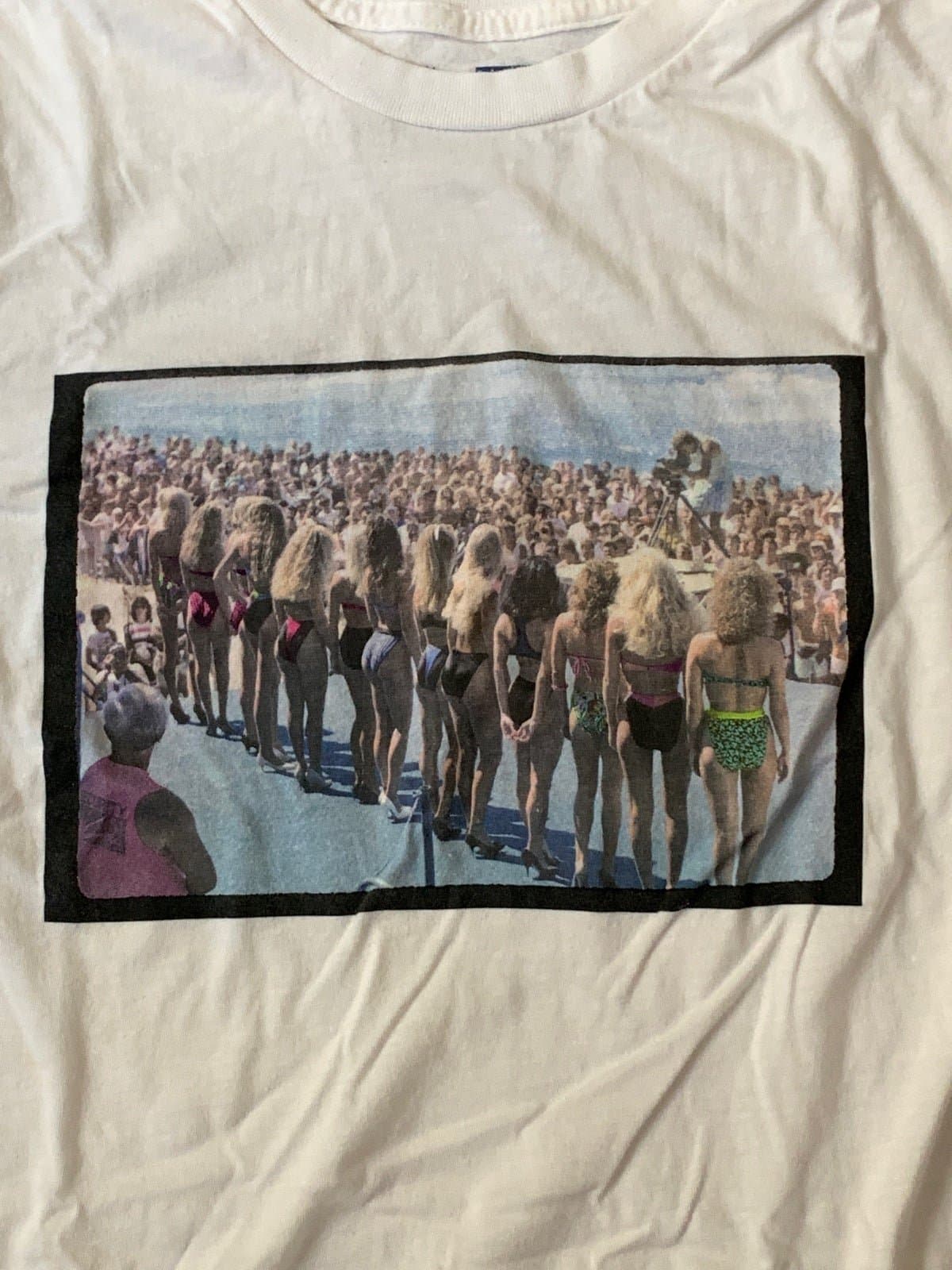 Men’s Vans Custsom Bikini Beach Party T-Shirt Rare Large - Thumbnail 2