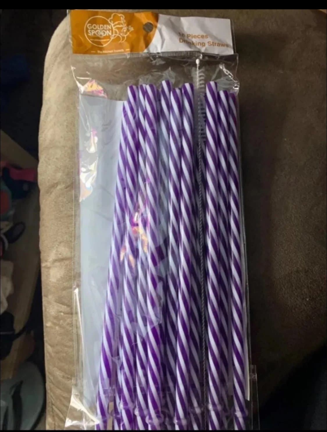 18 Reusable Hard plastic Straws - Thumbnail 2