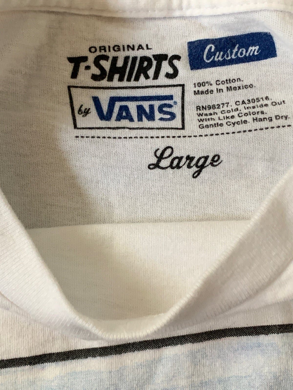 Men’s Vans Custsom Bikini Beach Party T-Shirt Rare Large - Thumbnail 3