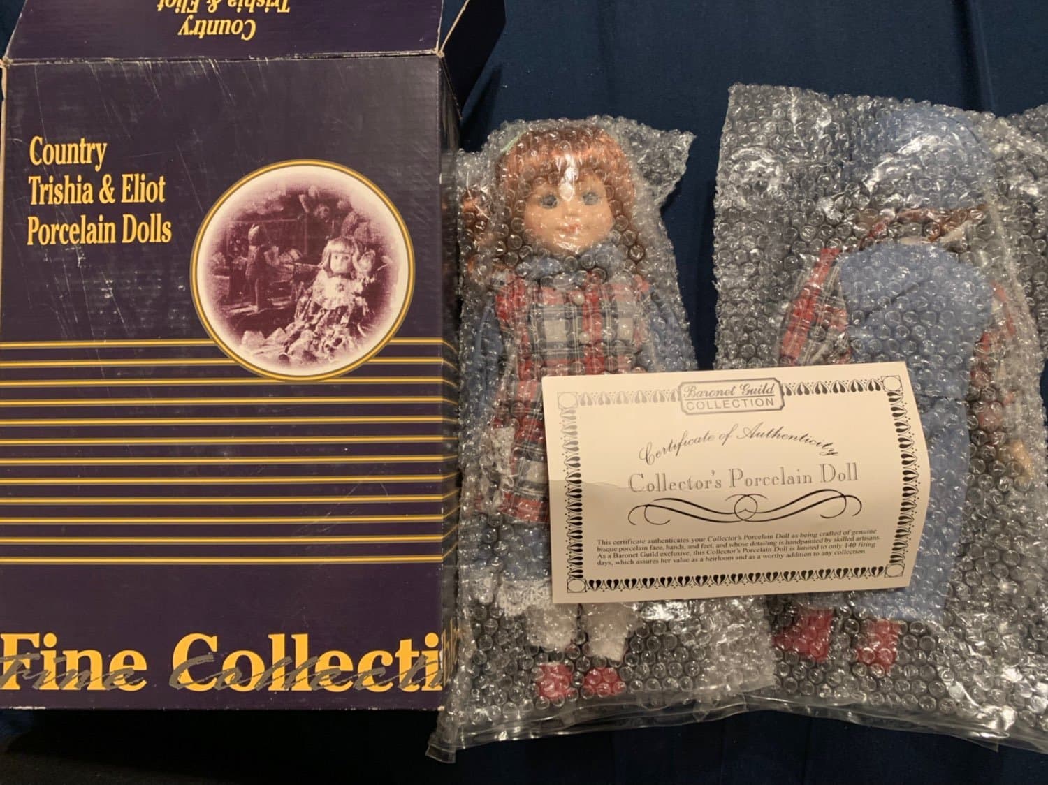 Country Porcelain Trishia & Eliot Dolls - Thumbnail 4
