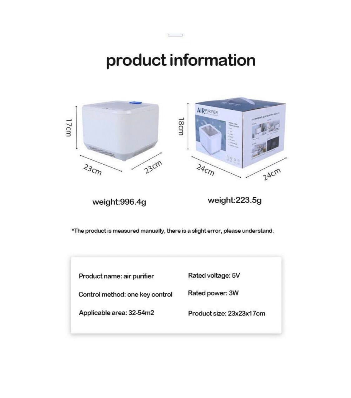 Rechargeable Air Purifier - Thumbnail 5