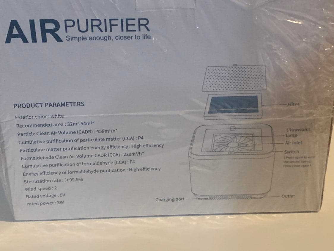 Rechargeable Air Purifier - Thumbnail 2