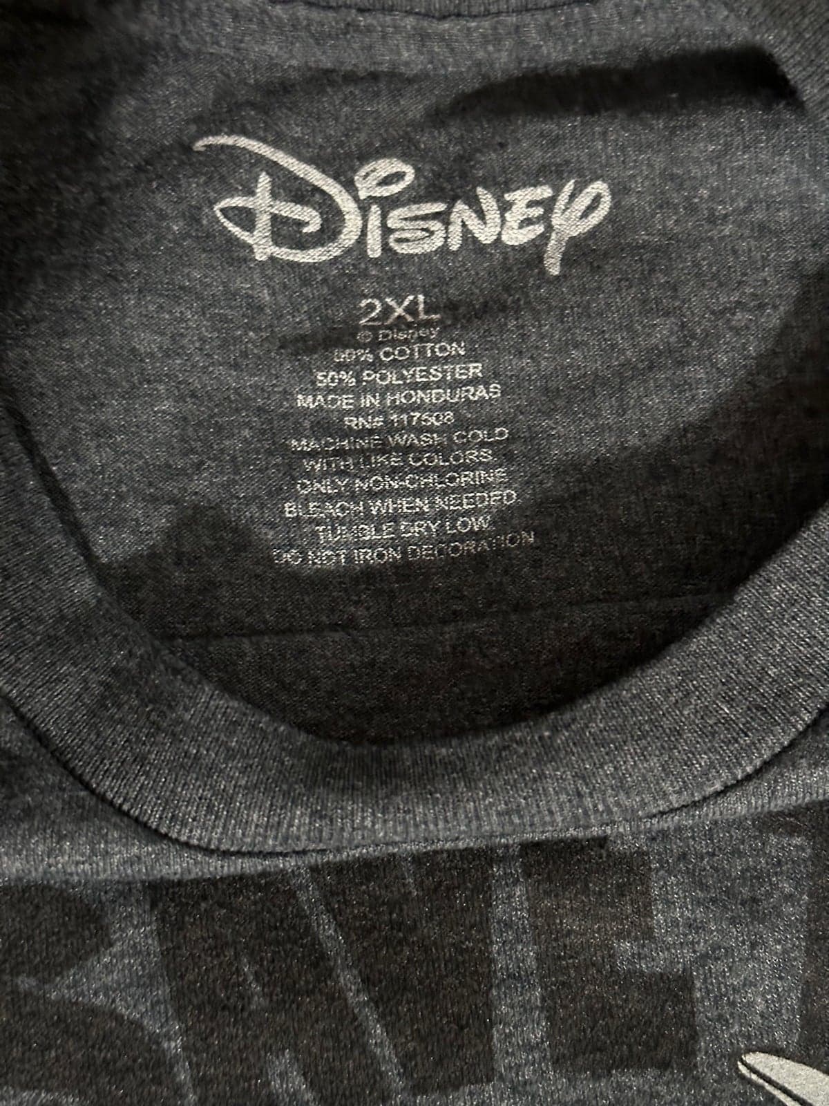 Mens 2XL Grumpy Disney Graphic T-Shirt - Thumbnail 4