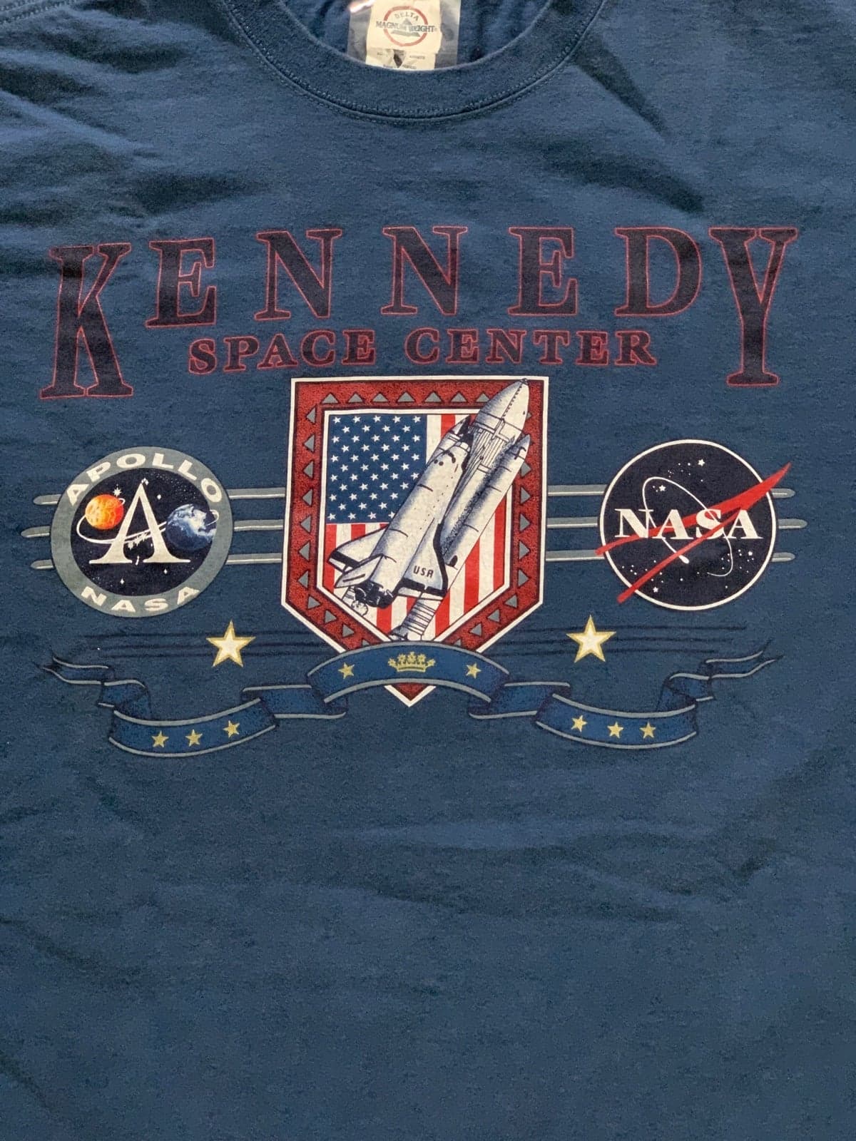 Vintage Kennedy Space Center Mens T-Shirt Large - Thumbnail 2