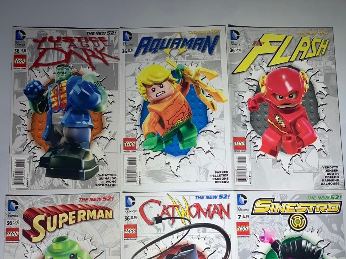 Lot 6 The New 52 Lego Variation Comics - Thumbnail 3