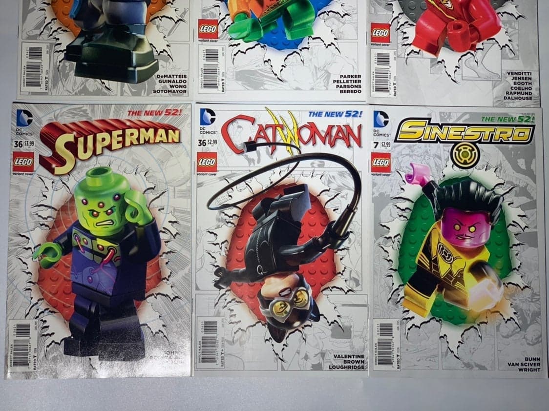 Lot 6 The New 52 Lego Variation Comics - Thumbnail 2