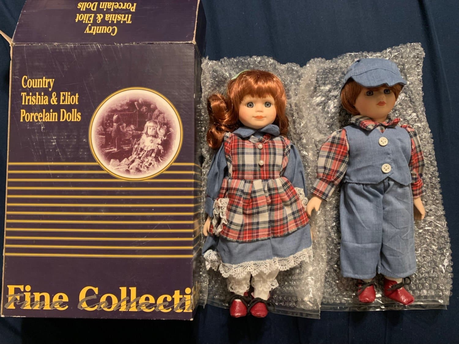 Country Porcelain Trishia & Eliot Dolls - Thumbnail 3