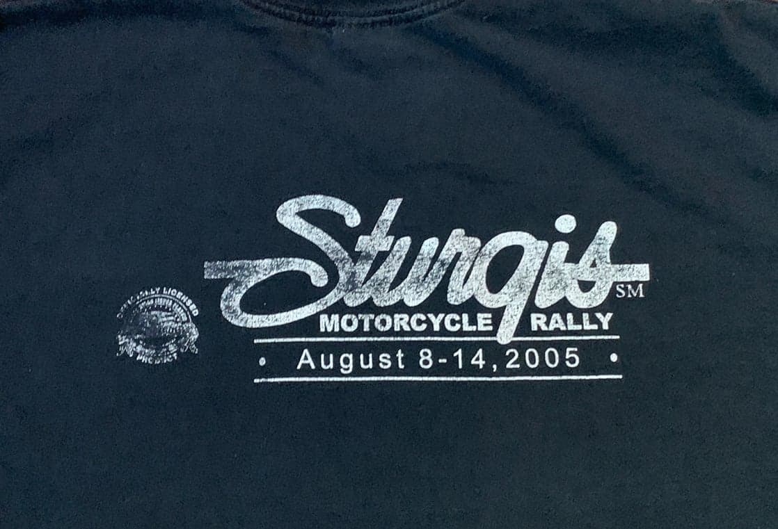 2005 Sturgis Biker Rally Tee Shirt XL - Thumbnail 4