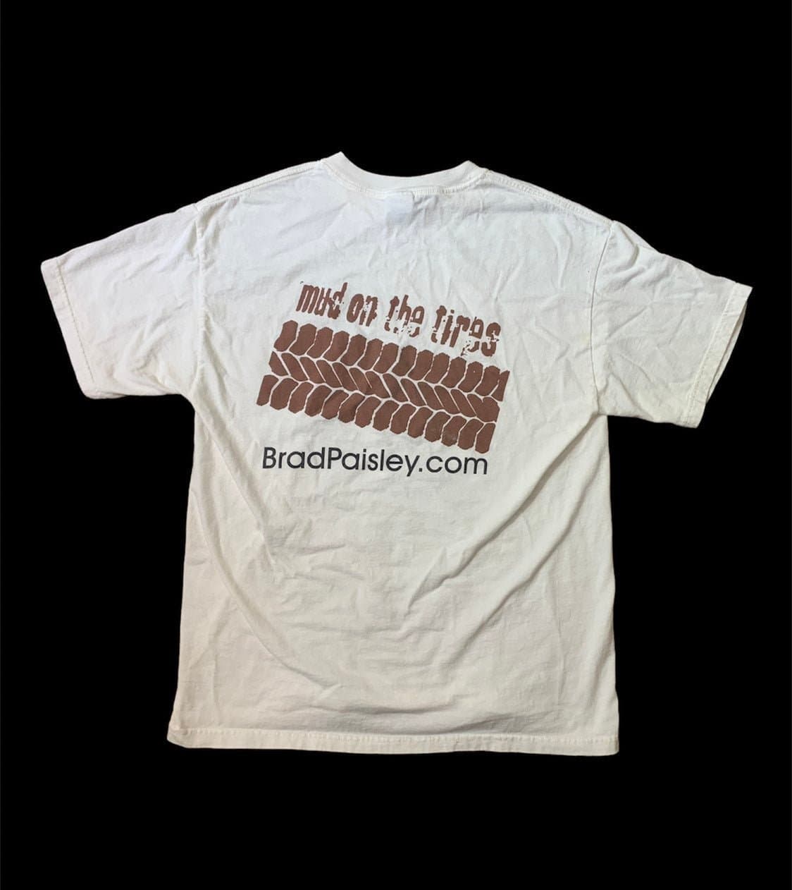 Brad Paisley Mud on the Tires Tour Concert Album T-Shirt