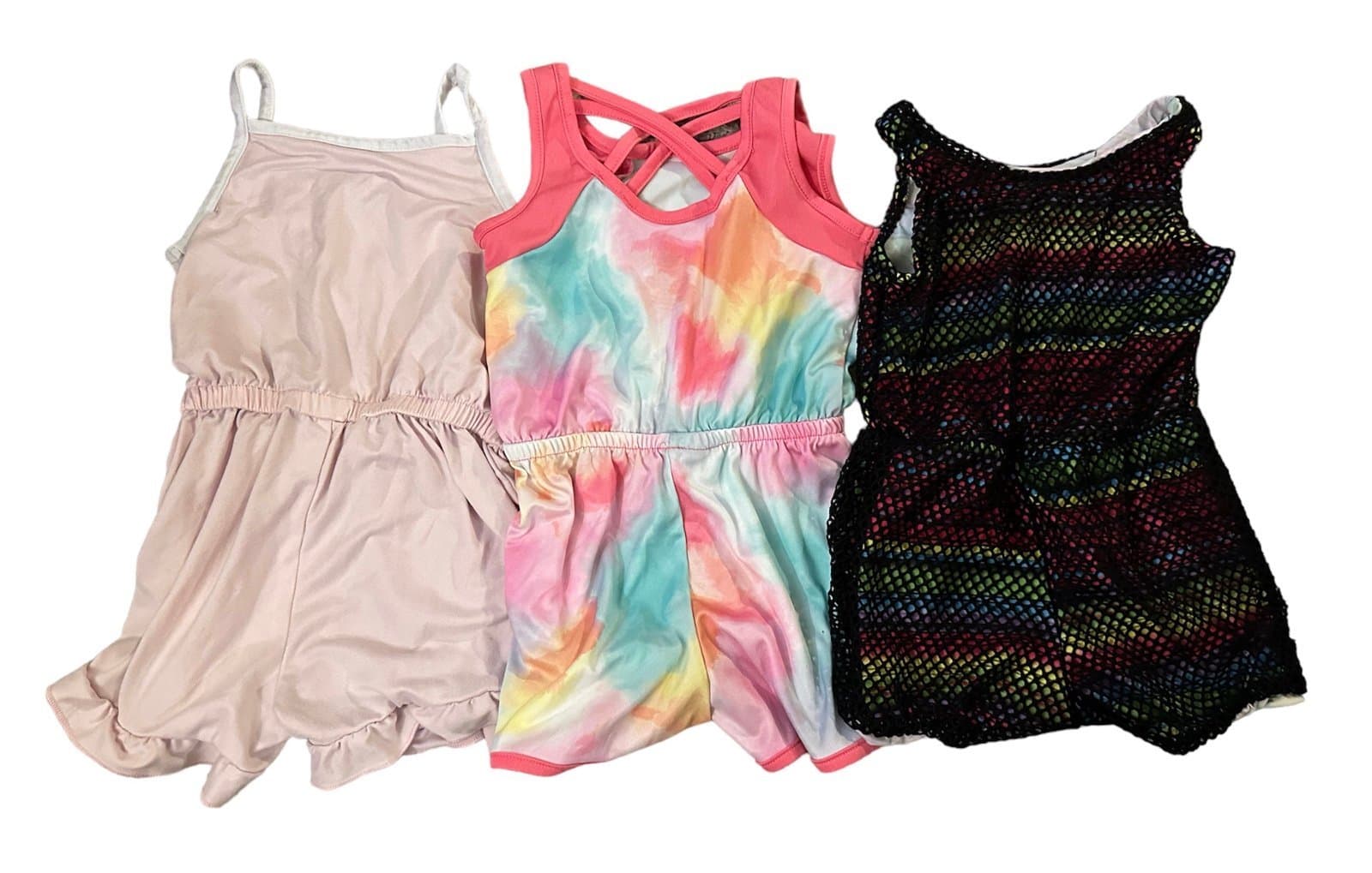 Bundle 3T Girls Sleeveless Romper outfits - Thumbnail 2