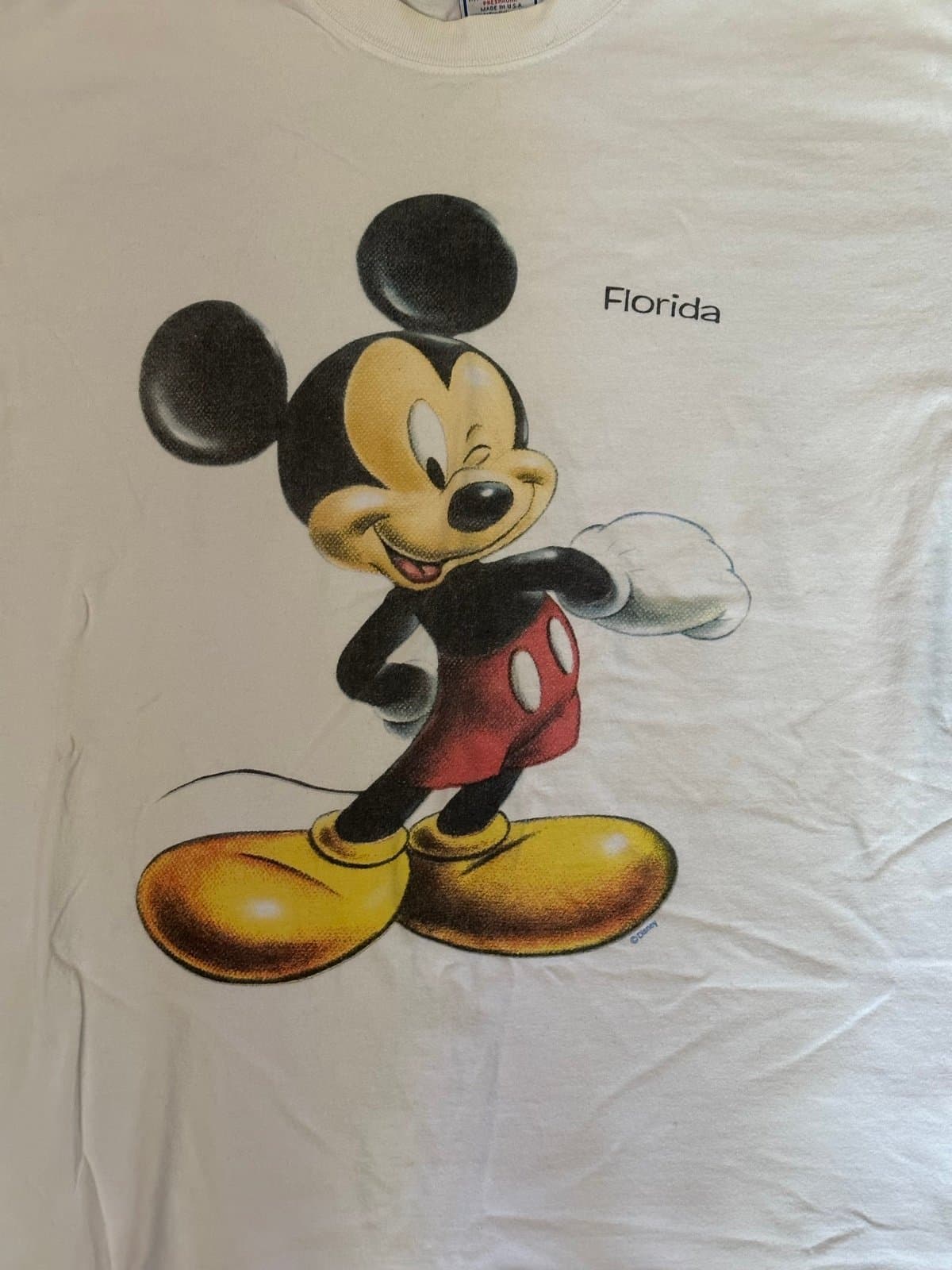 Vintage Mickey Florida T-Shirt made in USA Mens Large - Thumbnail 2