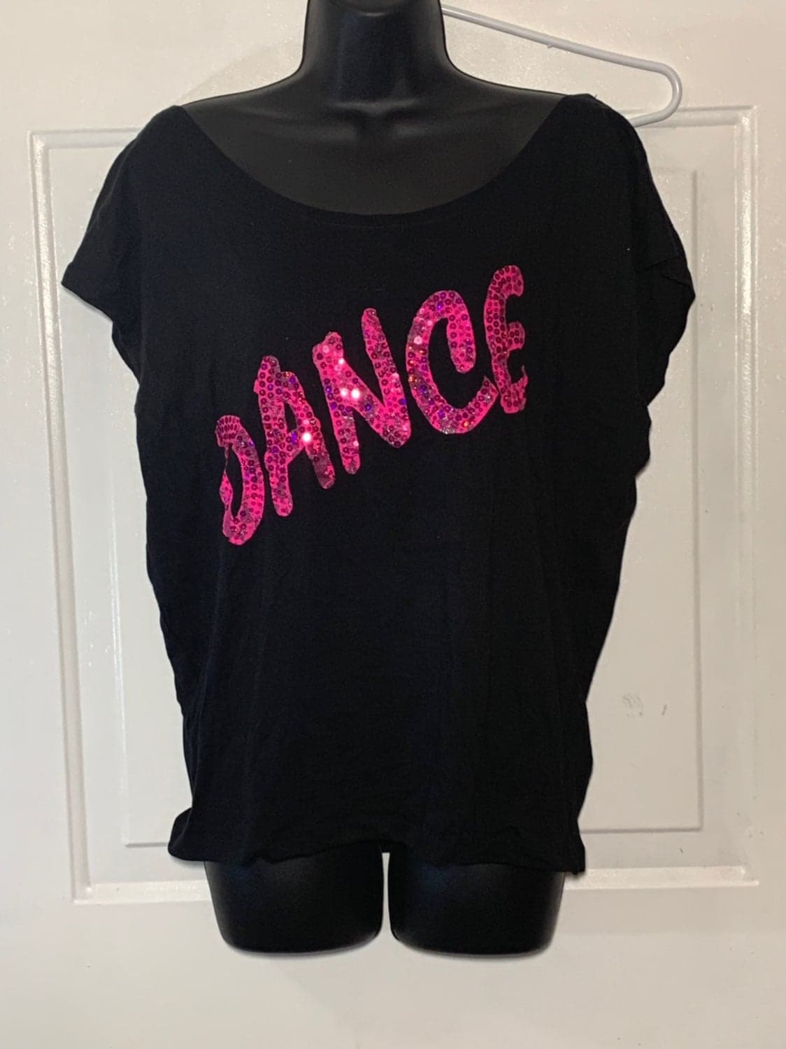 Large Open Back Off Shoulder Dance Shirt