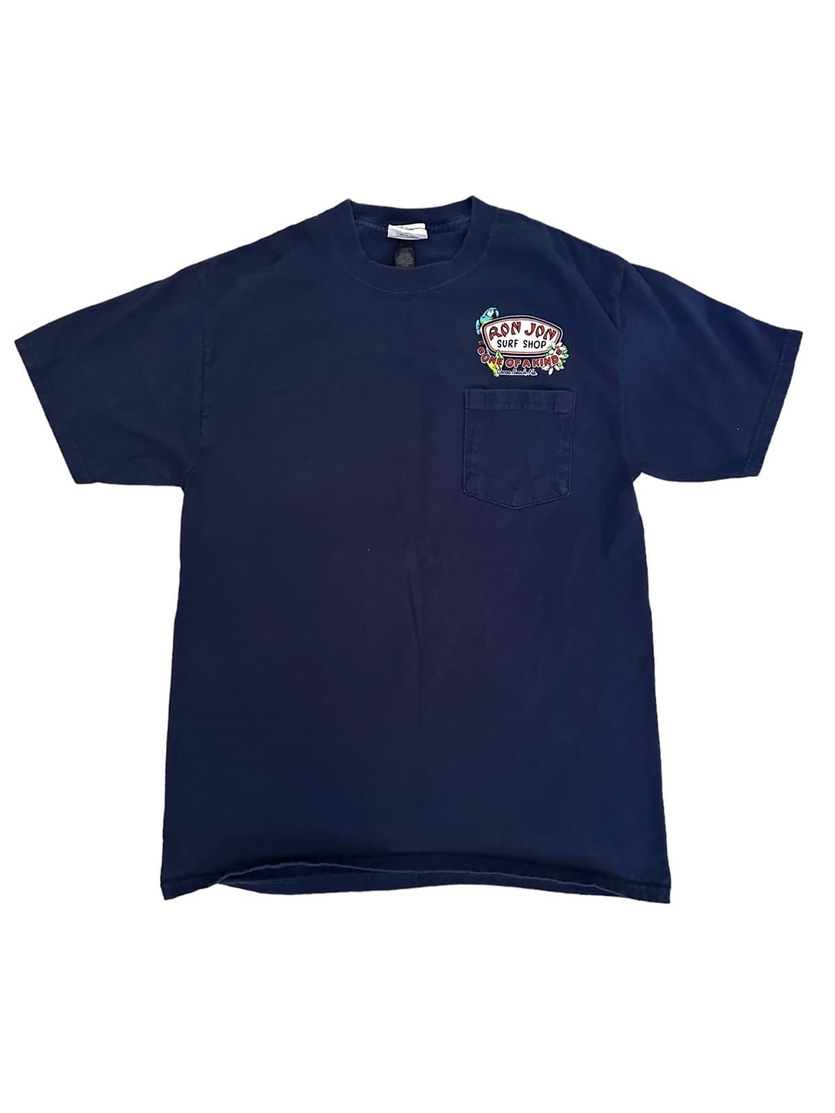 Vintage Ron Jon Surf Shop Pocket Tee Cocoa Beach Florida Mens Medium - Thumbnail 2