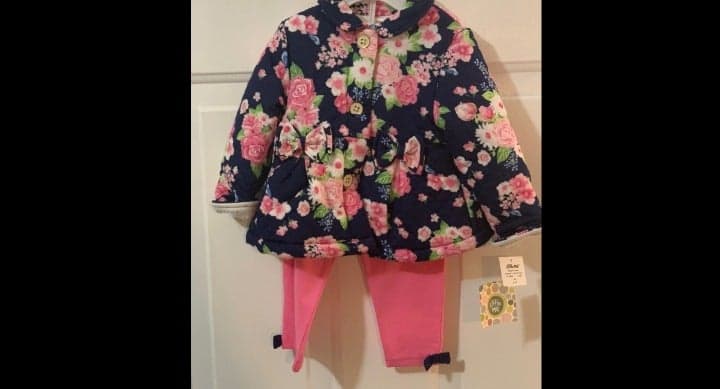 Little Me 3 Piece outfit 12 months girls