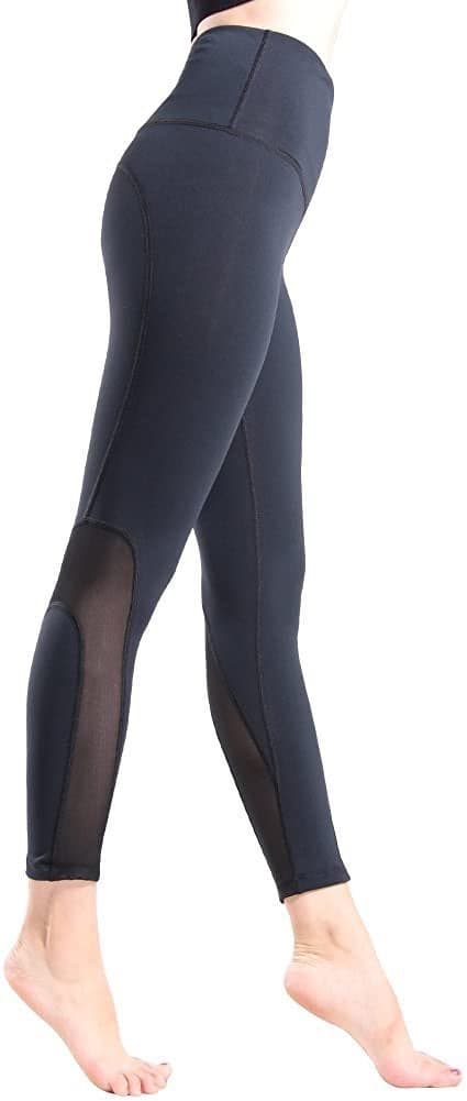 Highwaisted Black Long Capri Leggings womens small