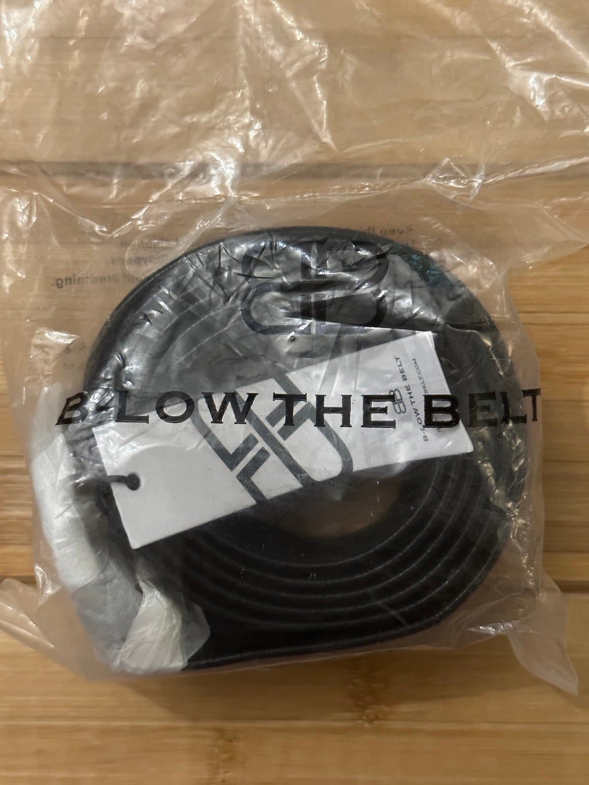 NWT! B-Low the Belt MIA Vegan Leather Black Tie Knot - One Size - Thumbnail 2
