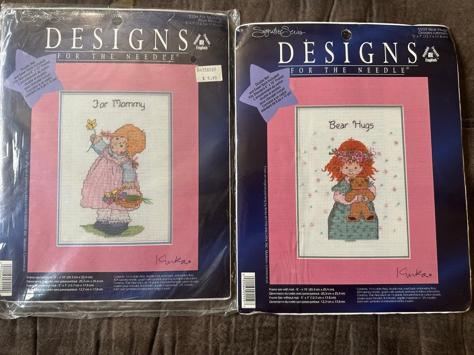 Vintage Designs for the Needle Cross Stitch Kits 2 pack