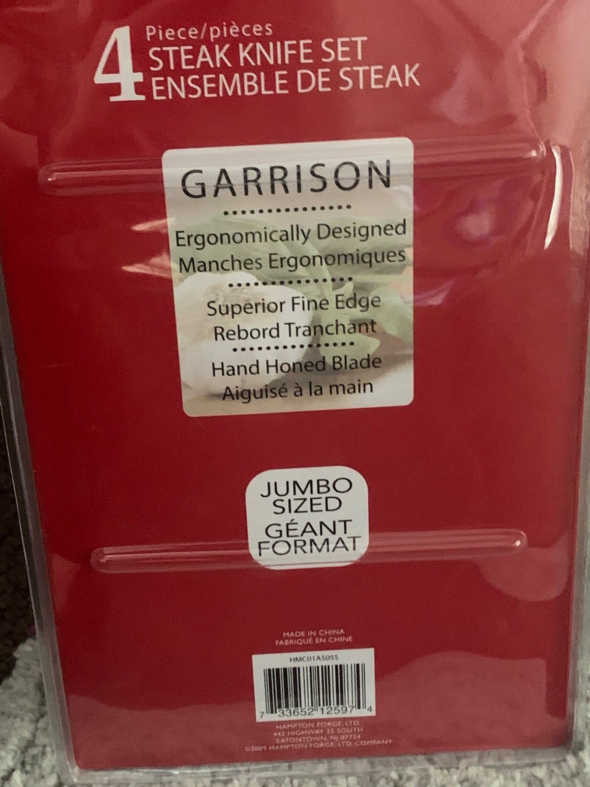 Hampton forge Garrison 4 piece steak knife set new - Thumbnail 2
