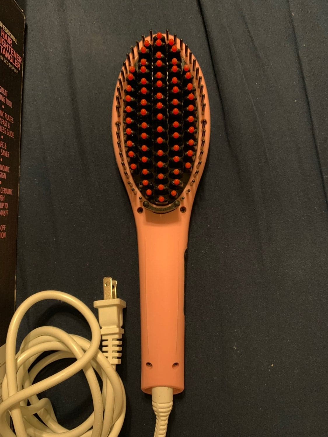 Hair Straightener And Detangler Brush - Thumbnail 2