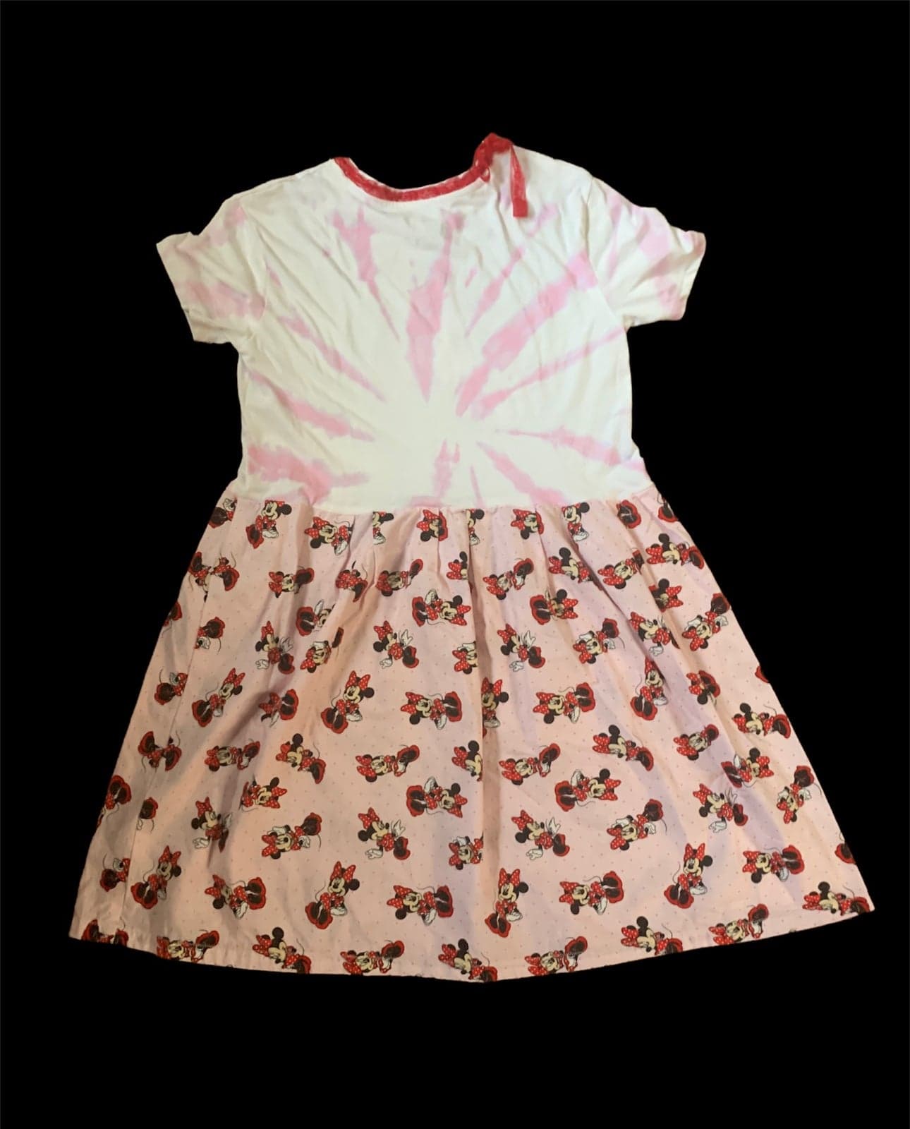 Upcycled Minnie Mouse Dress Adult Womens medium - Thumbnail 4