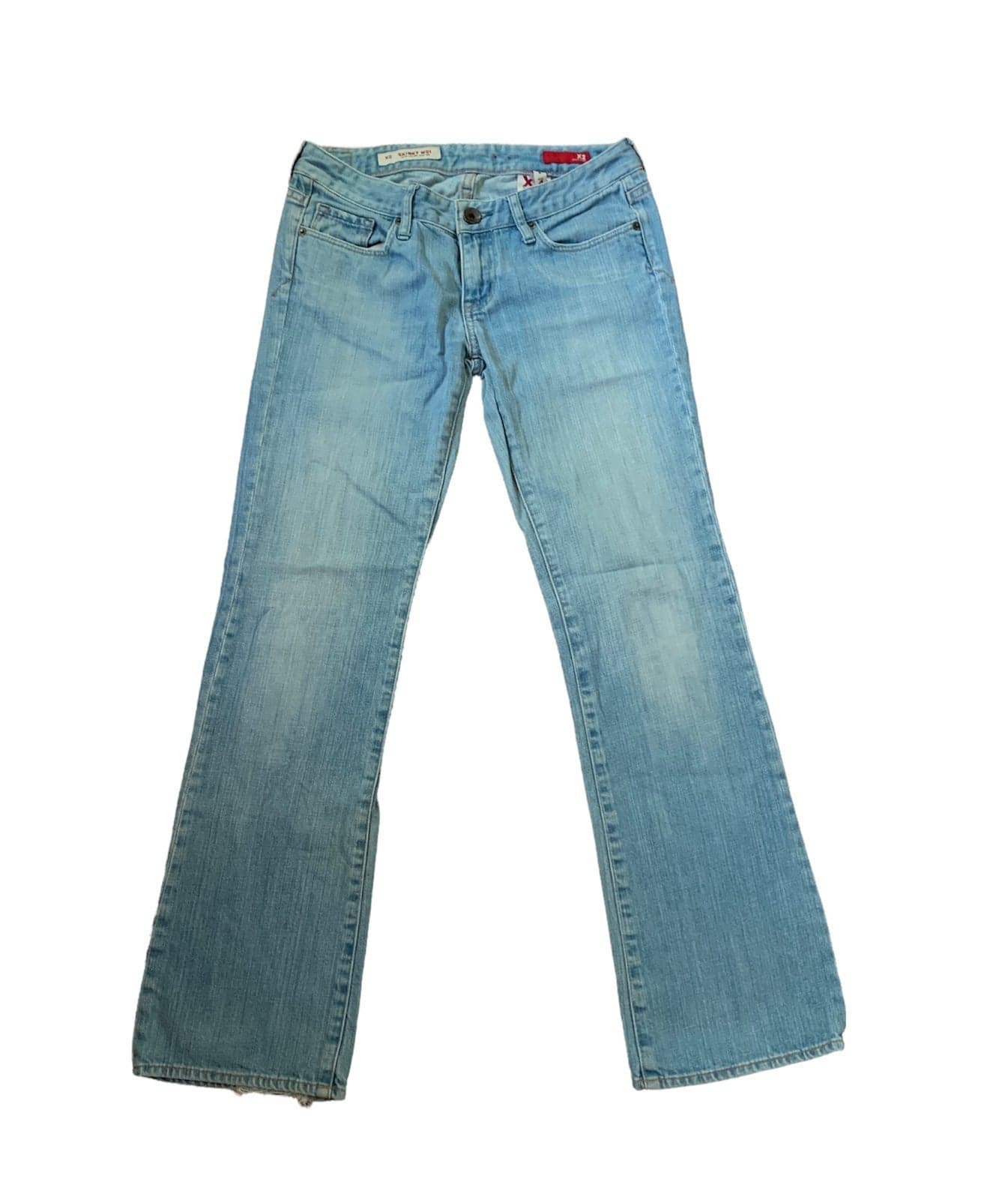 Express X2 Quality Denim Jeans Skinny Ultra Low rise boot cut Womens size 4 - Thumbnail 2