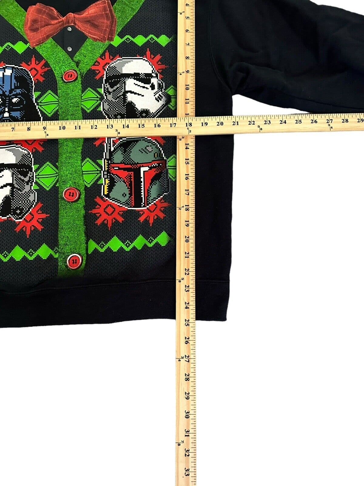 STAR WARS Medium Darth Vader UGLY CHRISTMAS SWEATER SWEATSHIRT Storm Trooper M - Thumbnail 3