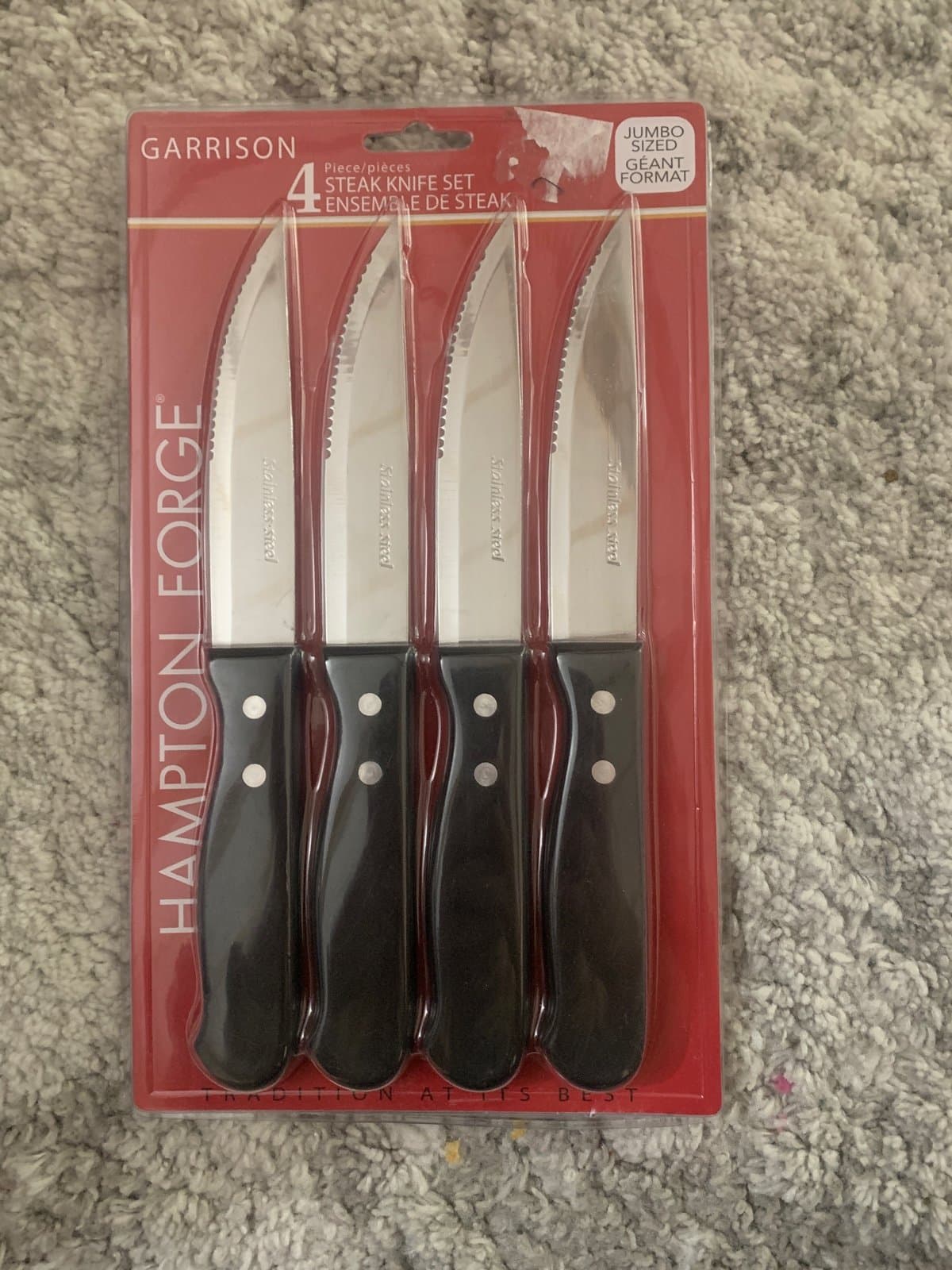 Hampton forge Garrison 4 piece steak knife set new