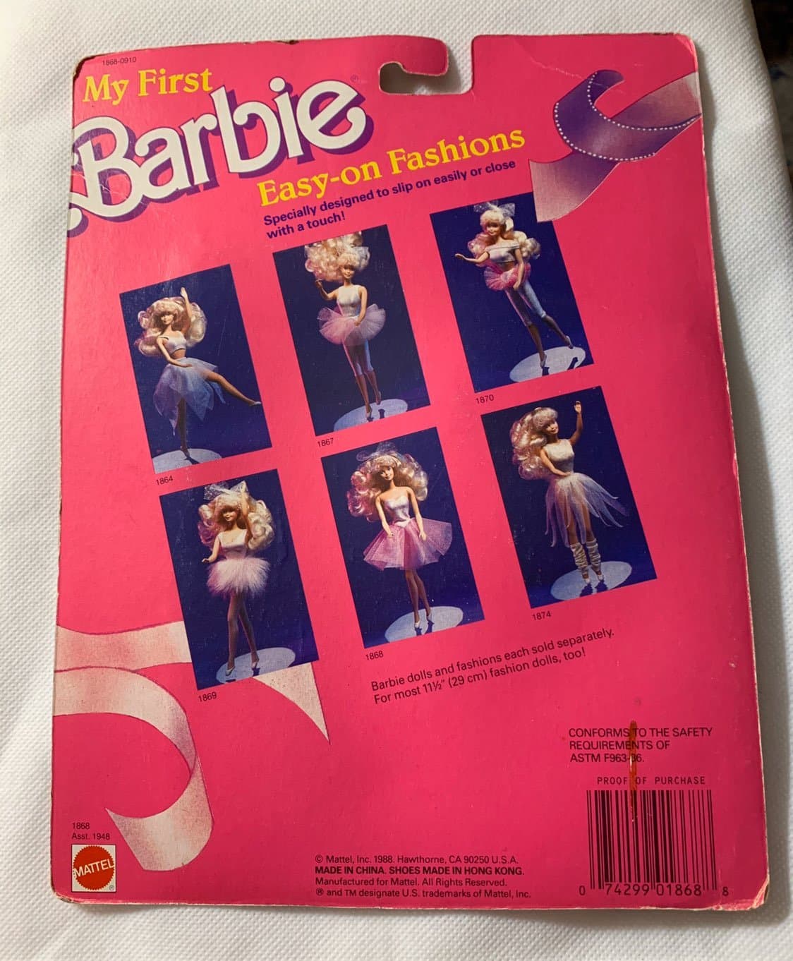 1988 Barbie vintage Fashion Outfit - Thumbnail 2