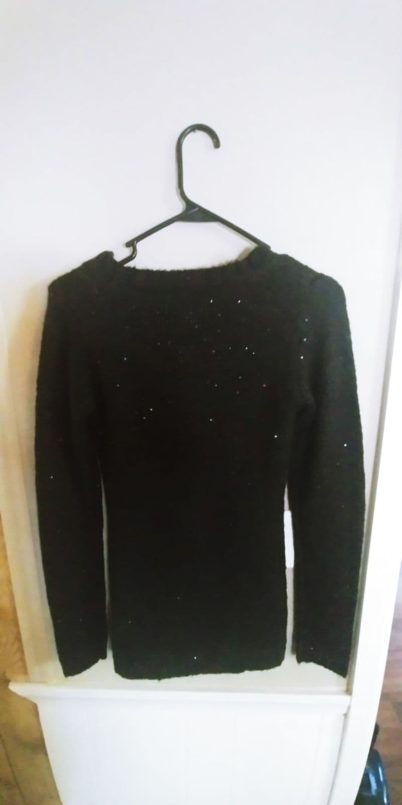 Rue 21 Sparkly Sequin Black Sweater - Thumbnail 3