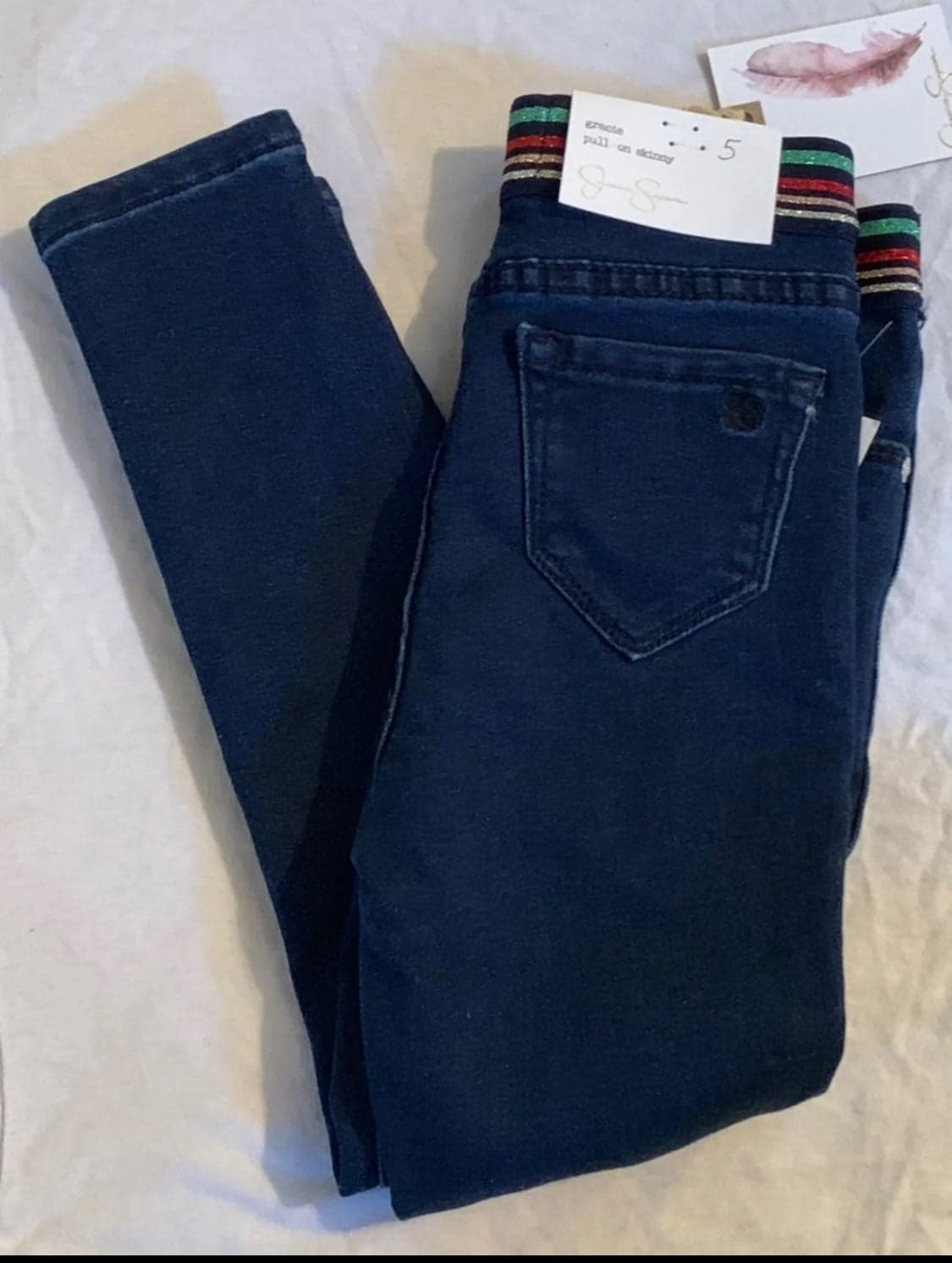 Jessica Simpson Toddler Girls Jeans - Thumbnail 2