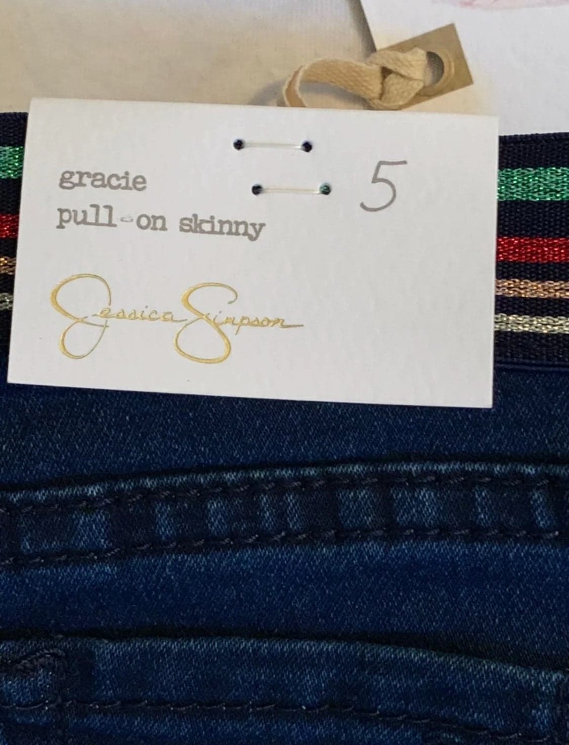Jessica Simpson Toddler Girls Jeans - Thumbnail 3