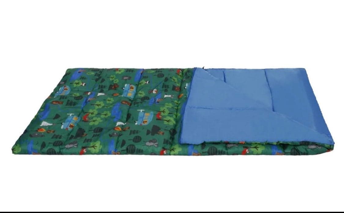 Ozark Trail 50 F Rectangular Sleeping Bag Kids Sleeping Bag Breathable - Thumbnail 4
