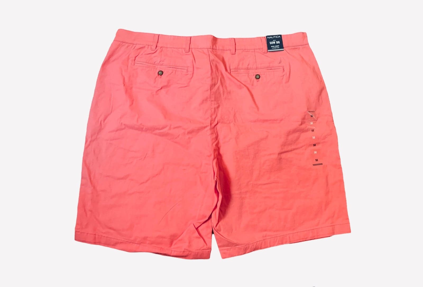Nautica BIG & TALL CLASSIC FIT DECK Stretch SHORTS 50W Casual Dress Men's summer - Thumbnail 4